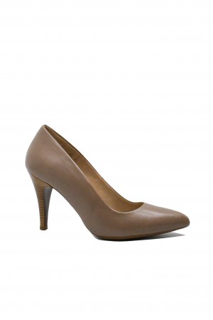 Pantofi stiletto Anna Viotti, vizon, din piele naturală GOR22354