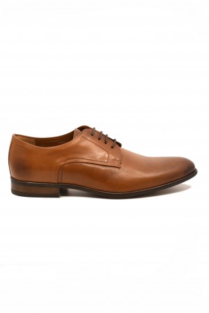 Pantofi eleganți cognac din piele naturală DENIS2882