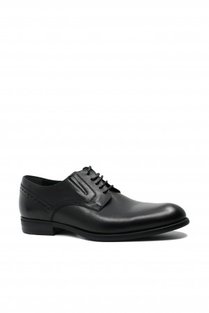 Pantofi negri eleganți Denis pentru bărbați din piele naturală 6807VITN