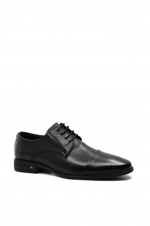 Pantofi Eldemas negri eleganți din piele naturală FNX7065-843